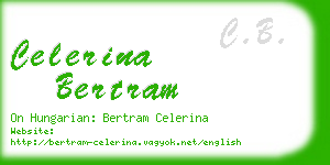 celerina bertram business card